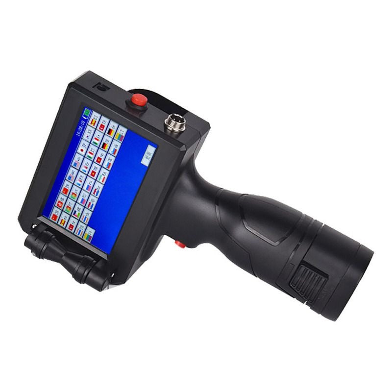 12.7 Label Printer Handheld Inkjet Printer QR Bar Batch Code Date Number Logo Expiry Date Coding Portable Machine Permanent Save - Syront Store
